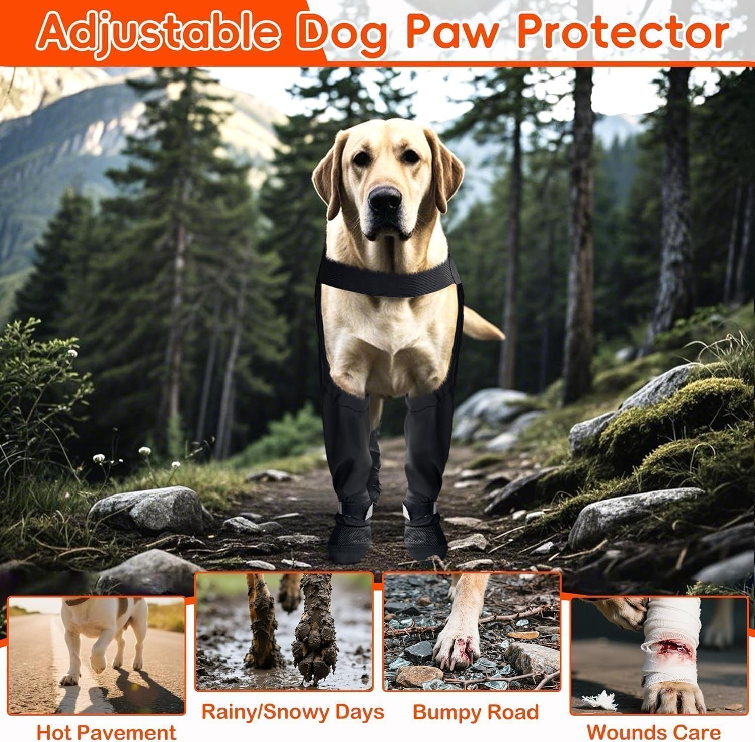 Bottes PurrHug tout-terrain, traction fiable sur surfaces variees.