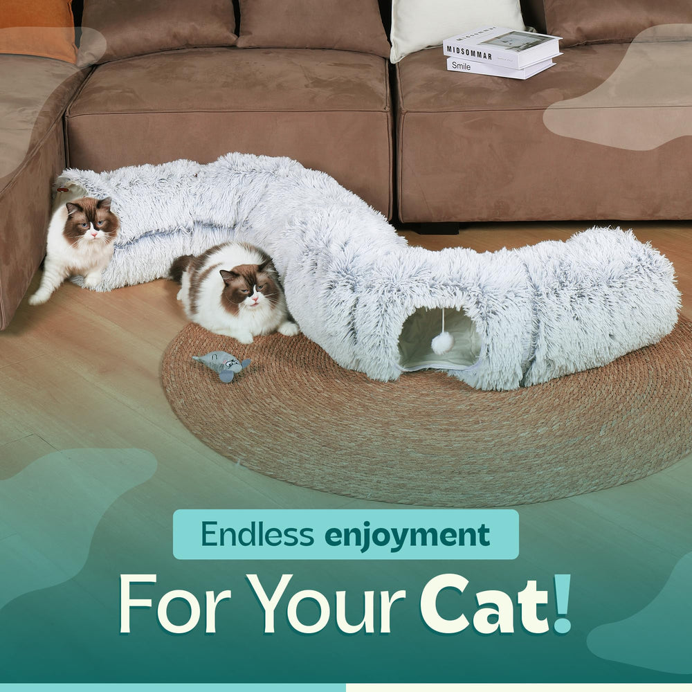 Purrific Pet Tunnel jeu interactif: stimulation et jeu pour chat
