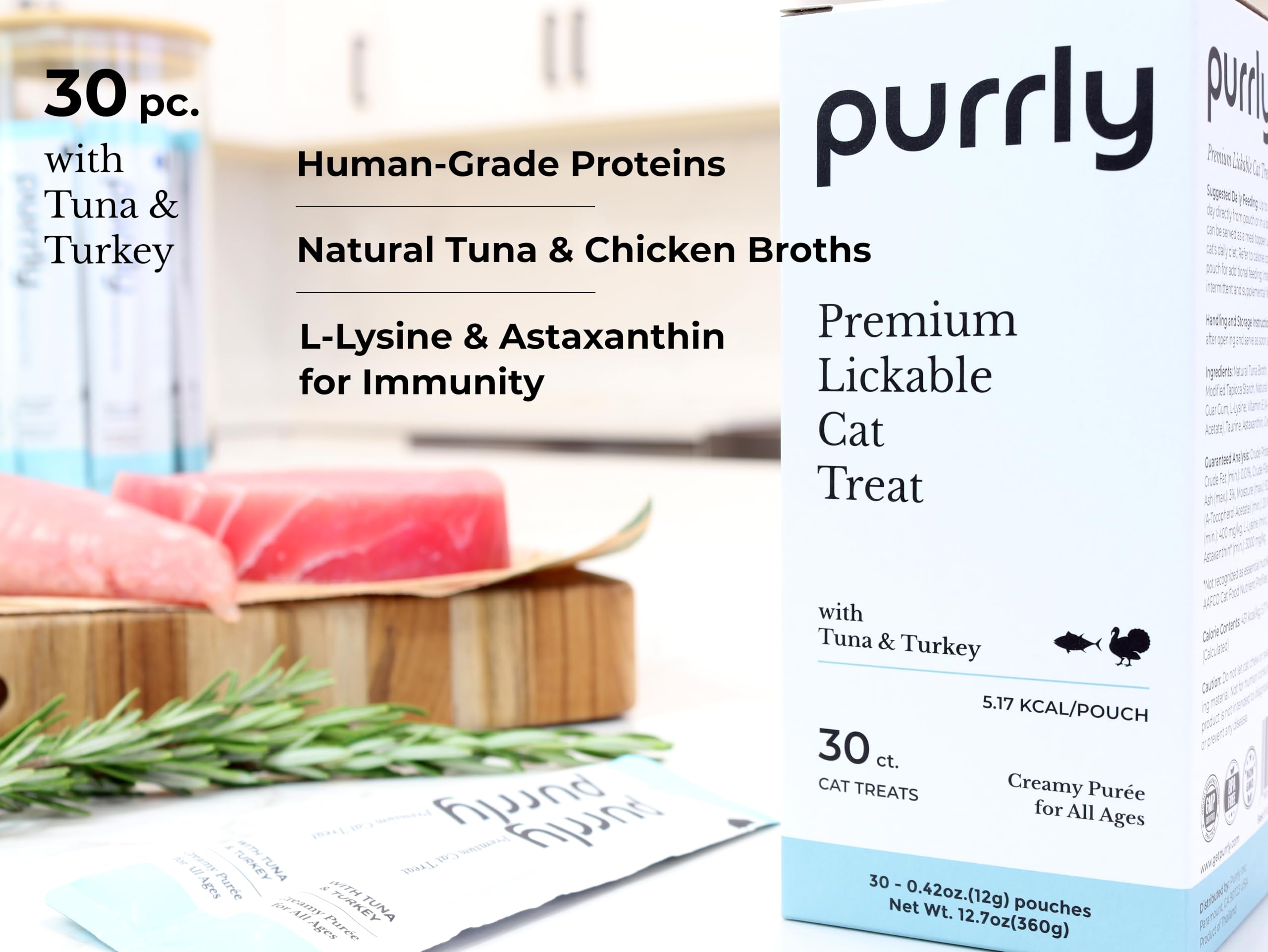 Purrly bouillon naturel poulet poisson apporte hydratation et arôme séduisant.