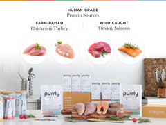 Purrly Chat Texture Onctueuse Thon : texture lisse facilitant l’application manuelle.