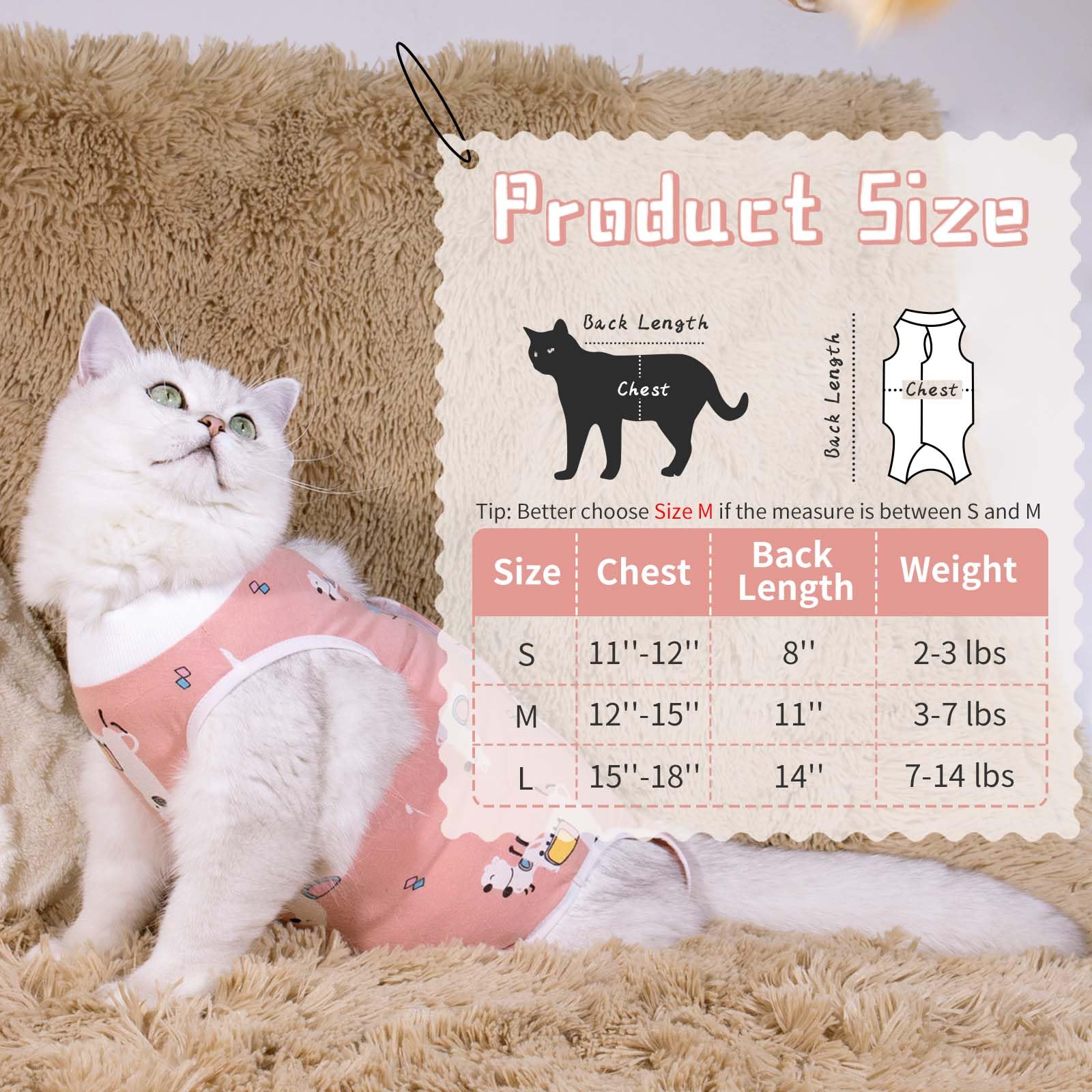 Conception ventre large de Purrpurrpets pour protection ciblée des plaies.