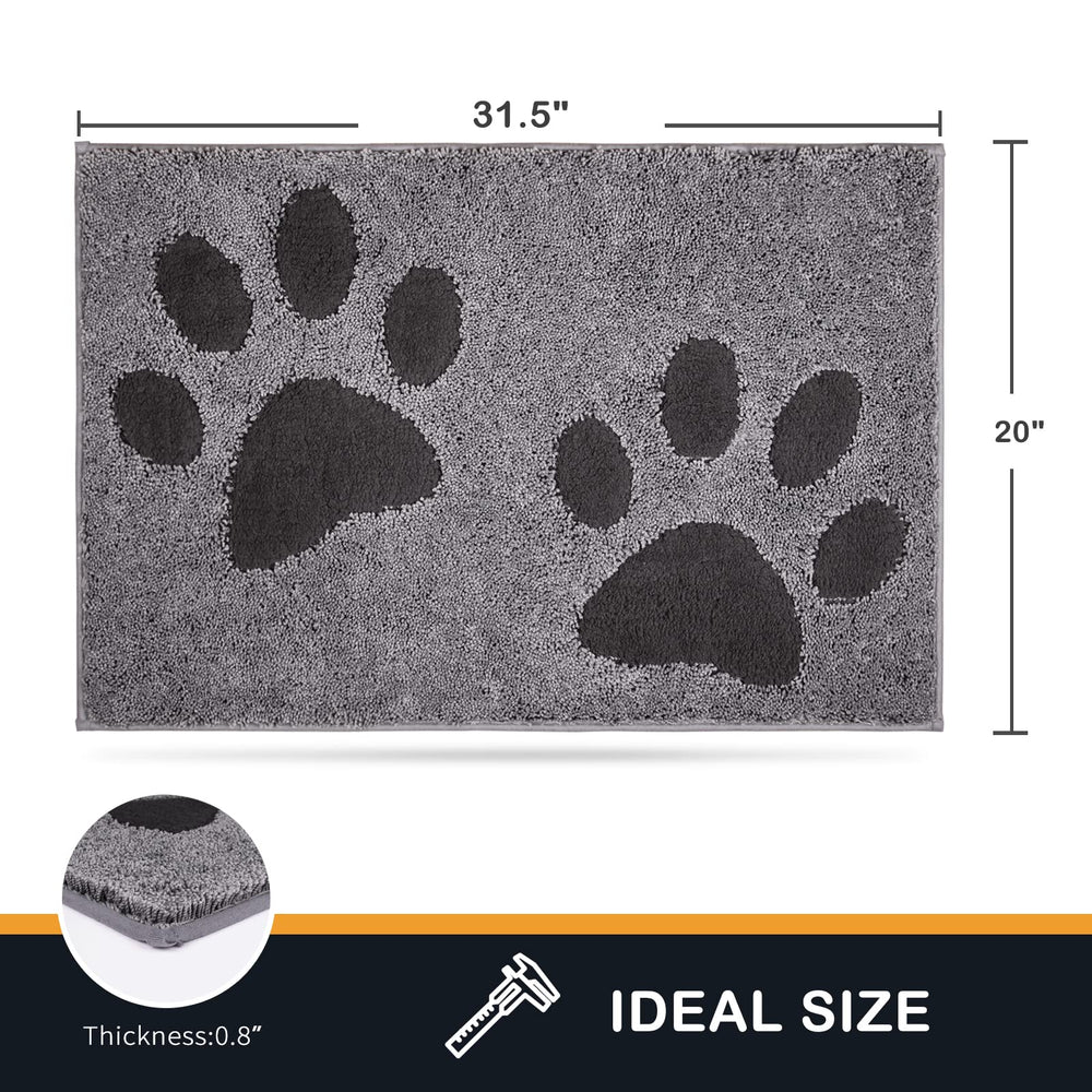 PURRUGS Tapis-porte-non-slip assure une adherence fiable sur tout sol
