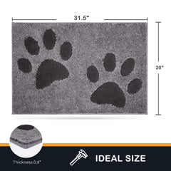 PURRUGS Tapis-porte-non-slip assure une adherence fiable sur tout sol