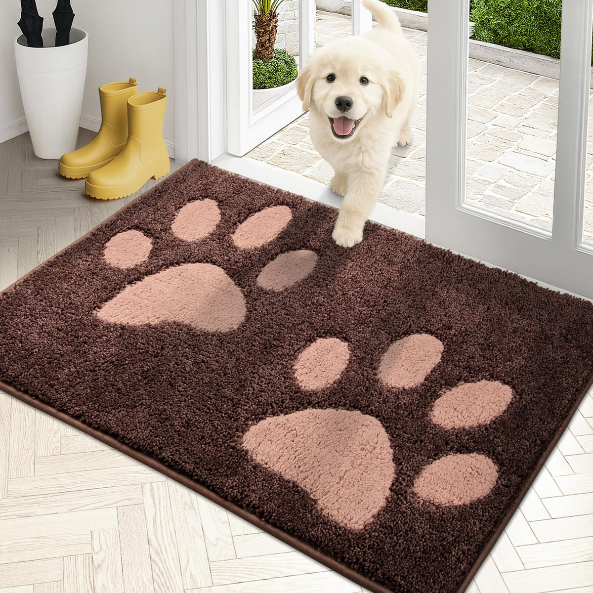 PURRUGS tapis d'entrée absorbant la saleté et l'eau.