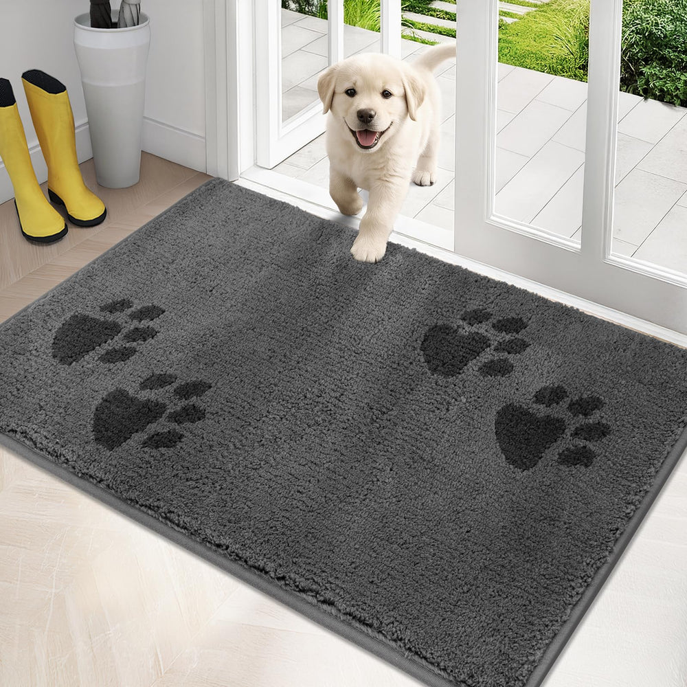 PURRUGS tapis d entree anti-salete: retient saleté et humidité.