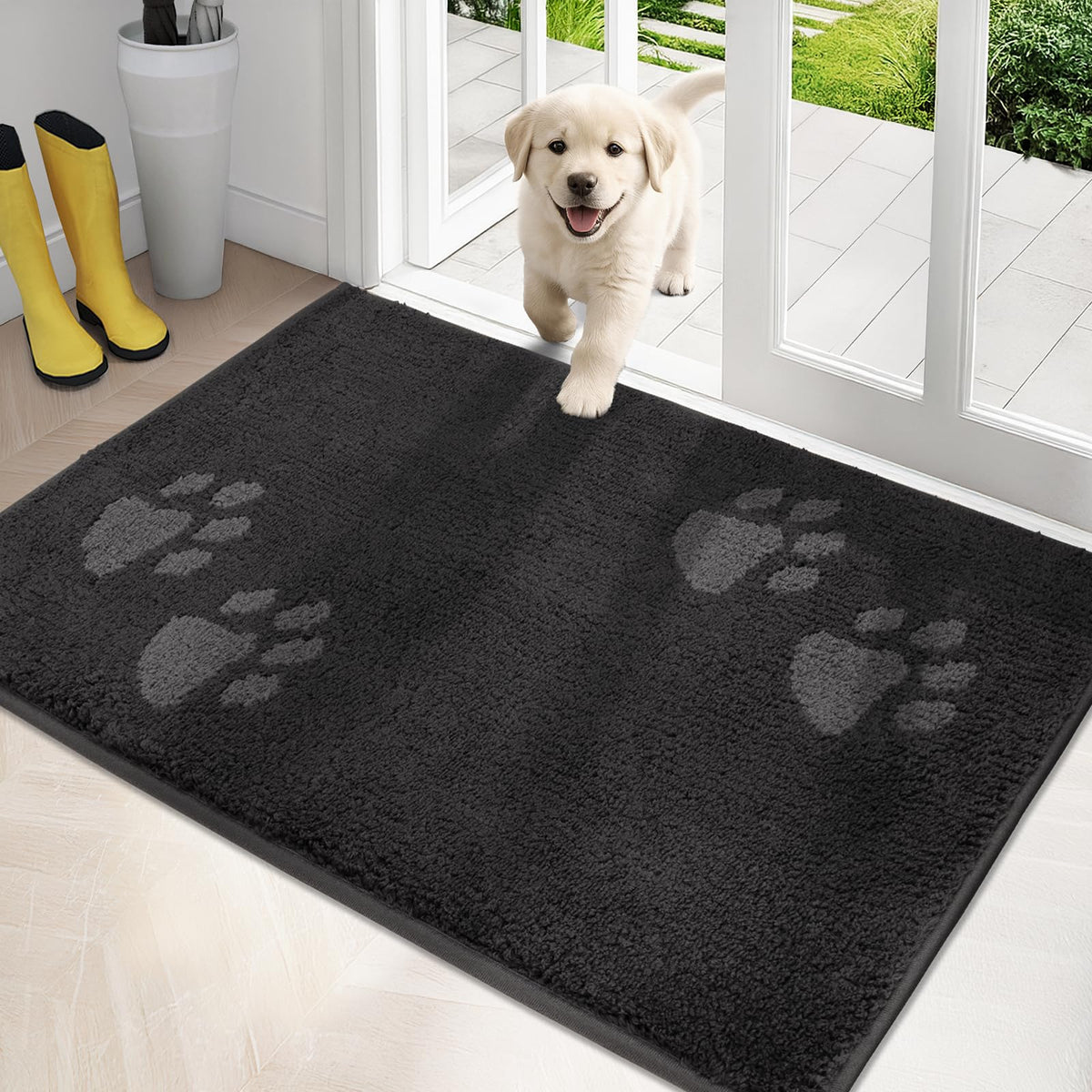PURRUGS tapis entrée-boue-eau: capture boue et humidité au seuil.