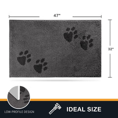 PURRUGS tapis microfibre absorbante: surface douce et absorbante.