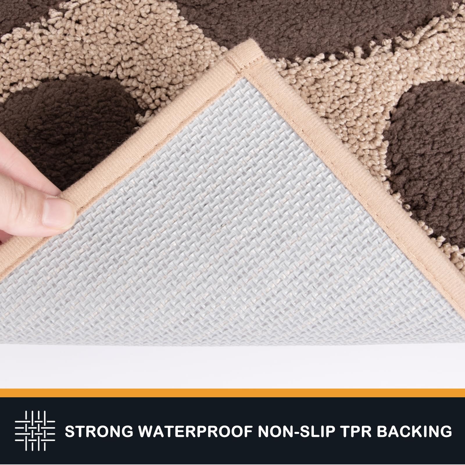 PURRUGS tapis nettoyage facile, lavage en machine recommandé