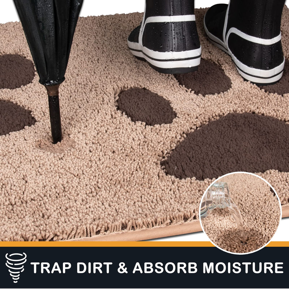 PurRUGS Tapis porte doux sous les pieds et antidérapant.