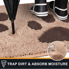 PurRUGS Tapis porte doux sous les pieds et antidérapant.