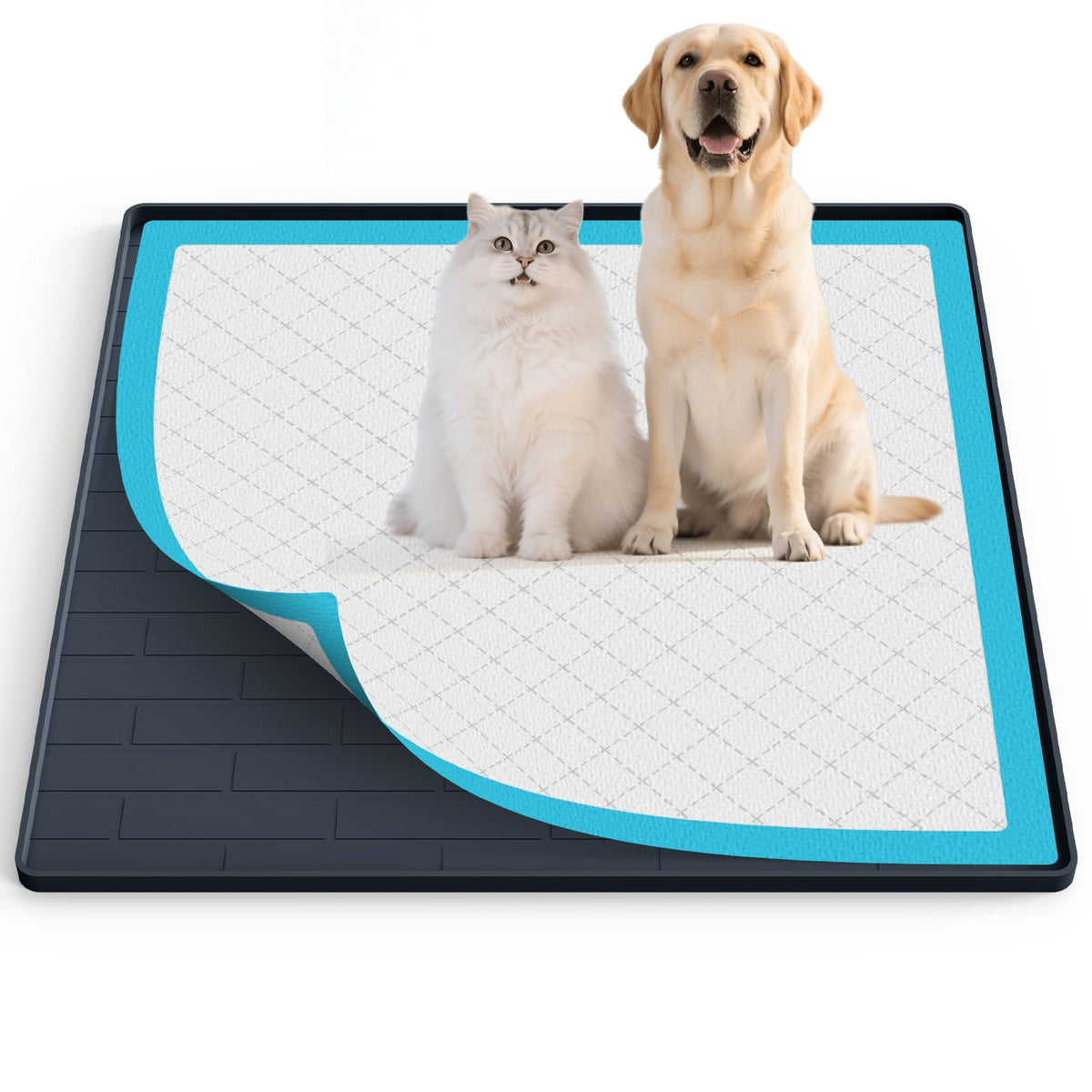 PUWANJILI: support-tapis-pipi-24x24 assure maintien ferme et remplacement facile.