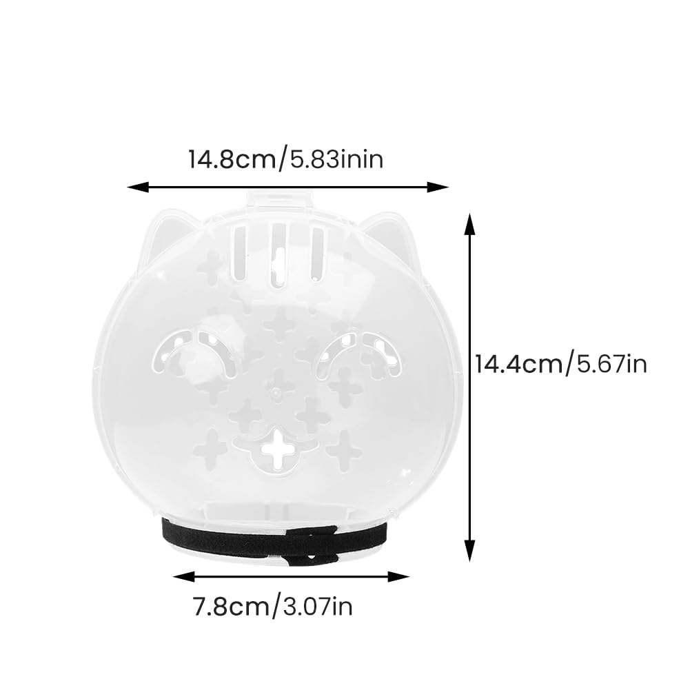 Masque chat transparent PUXING, permet au chat de voir l’extérieur.
