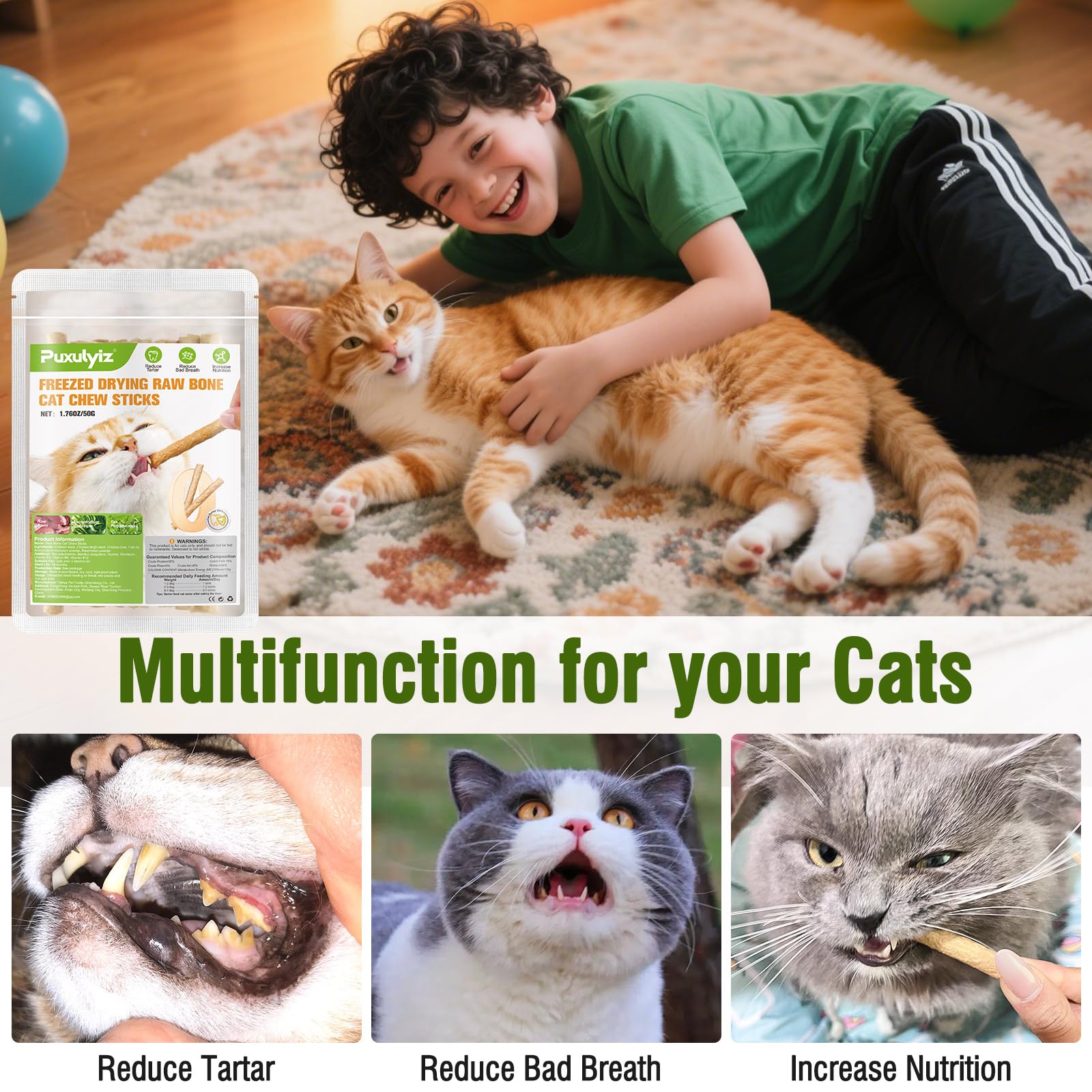 Utiliser Puxulyiz comme récompense d entraînement pour chats lors des sessions.