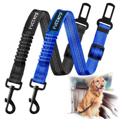 PUEENOD ceinture chien noir avec fixation 360°, sécurité pendant les trajets.