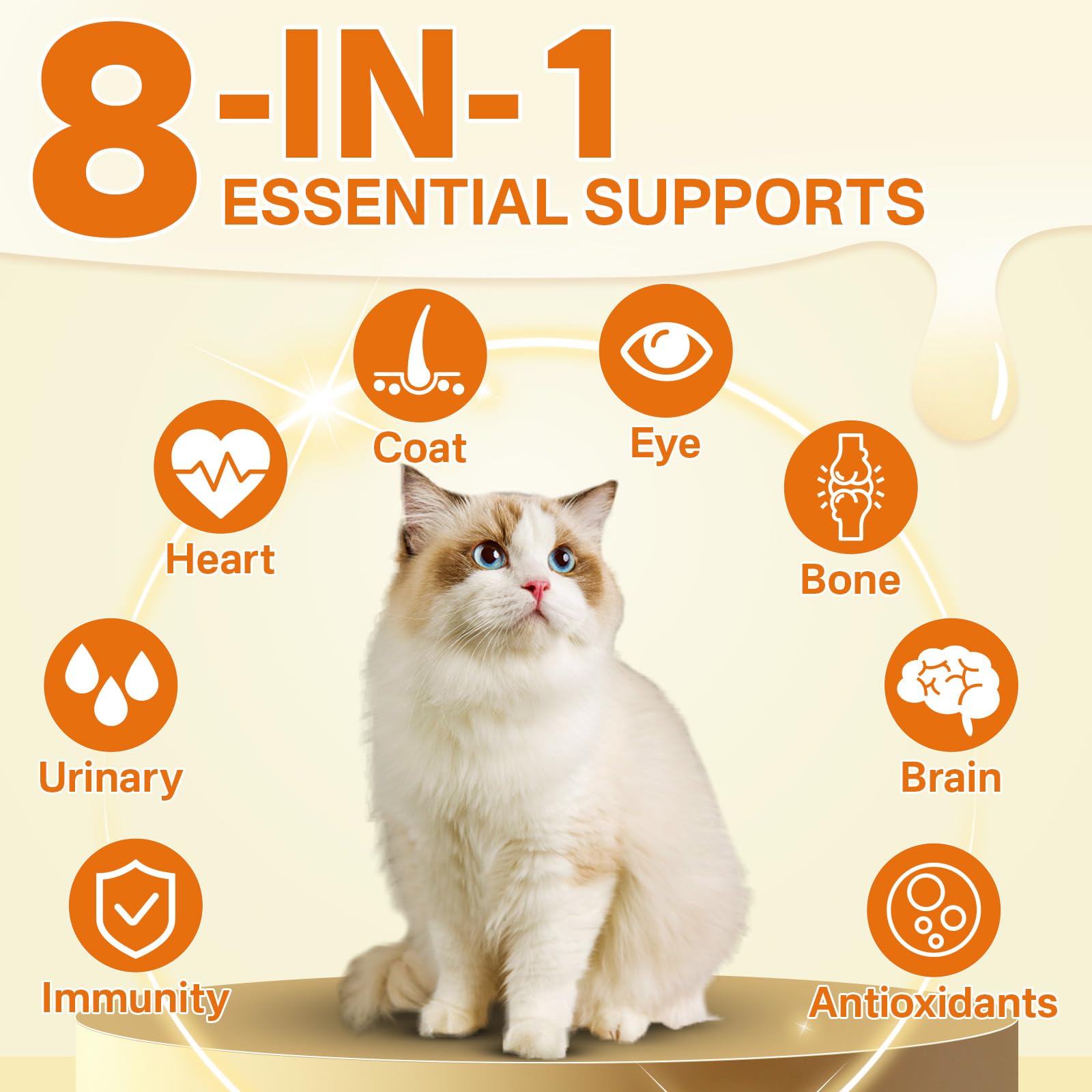 Puyrzoe Taurine Chat Friandises croquantes: plaisir quotidien et soutien.
