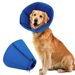 PUZAUKAL collier élisabéthain doux pour chien, confort post-chirurgie.