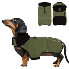 Manteau PUZAUKAL pour chien, vue avant, chaleur agréable pour l'hiver