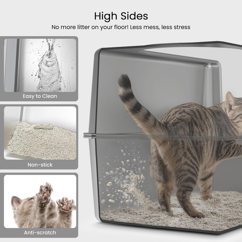 PWTAA rebords hauts anti-fuite, réduction des projections et accidents.