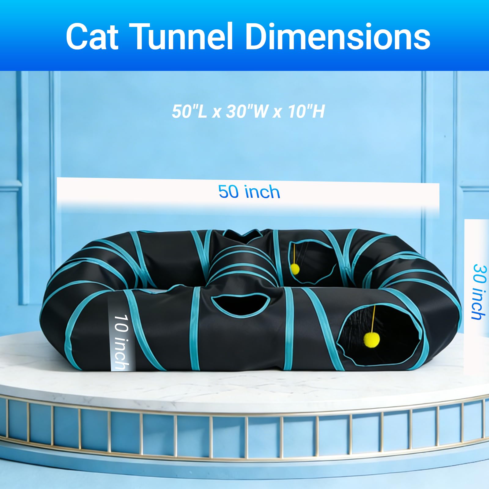 Pwvivjoi tunnel-pliable-design, rangement et rangement faciles.