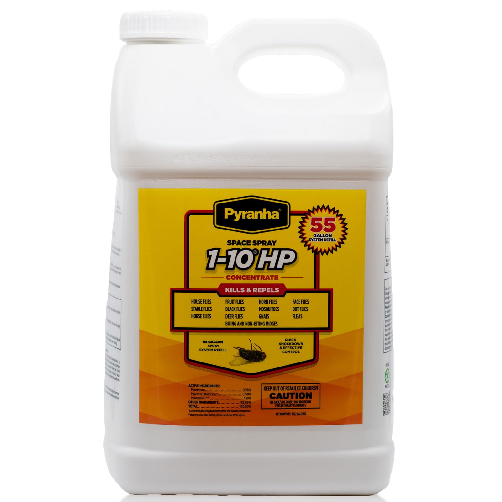 Pyranha 1-10 HP Concentré, bouteille prête pour la recharge rapide du système.