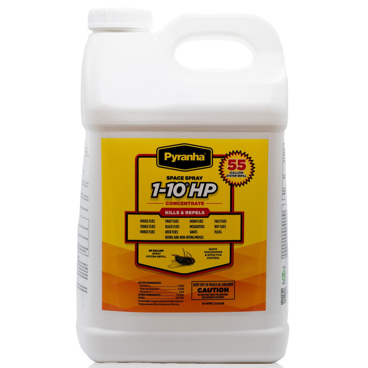 Pyranha 1-10 HP Concentré, bouteille prête pour la recharge rapide du système.