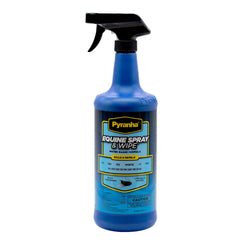 Pyranha équin pulvérisateur-bouteille : bouteille prête à l'emploi, protection durable.