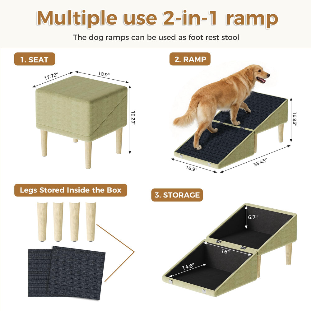 PyroLog rampe-douce-pour-chien-senior facilite les montées