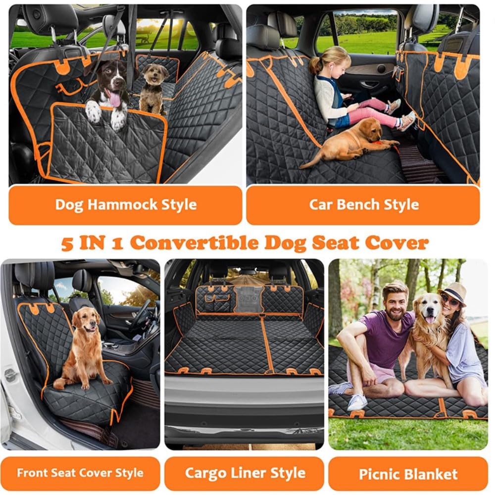 QbellPet: hamac chien siège arrière ventilé et confortable.
