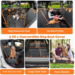 QbellPet: hamac chien siège arrière ventilé et confortable.