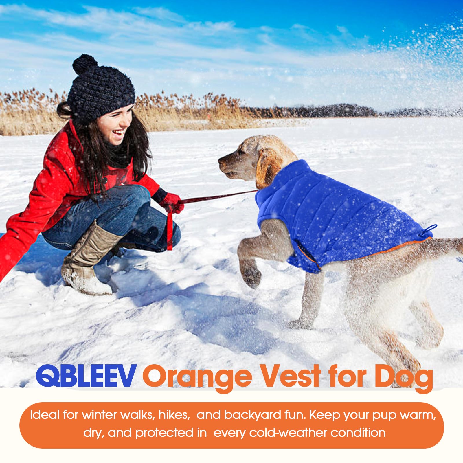 Mobilité complète pour courir et jouer avec le manteau QBLEEV