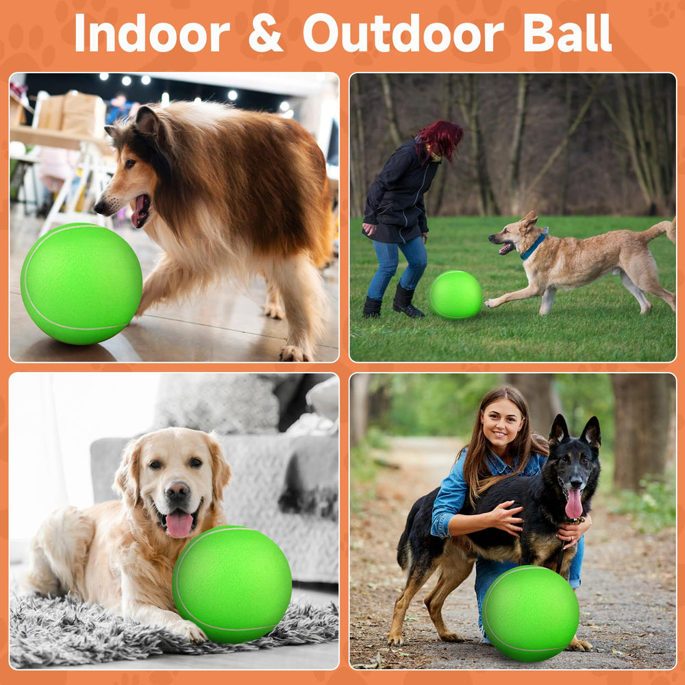QDAN balle-tennis avec pompe et adaptateur inclus, pratique pour gonflage rapide.