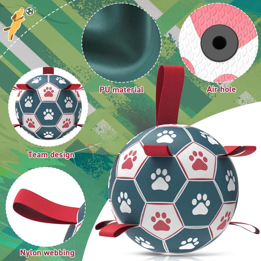 QDAN ballon-rebond-erratique-chien: stimule mouvement et curiosité.