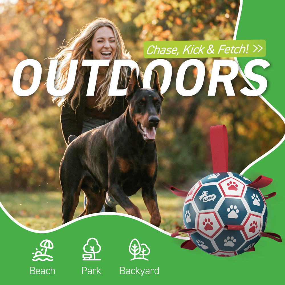 QDAN Ballon-football flottant, parfait pour les jeux d'eau
