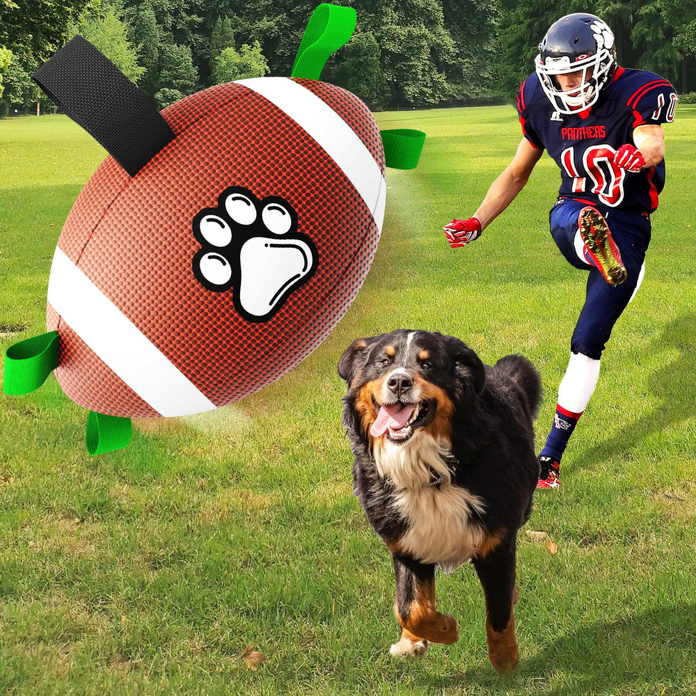 QDAN Ballon-football-chien-nettoyage-facile, pratique après les jeux en plein air.