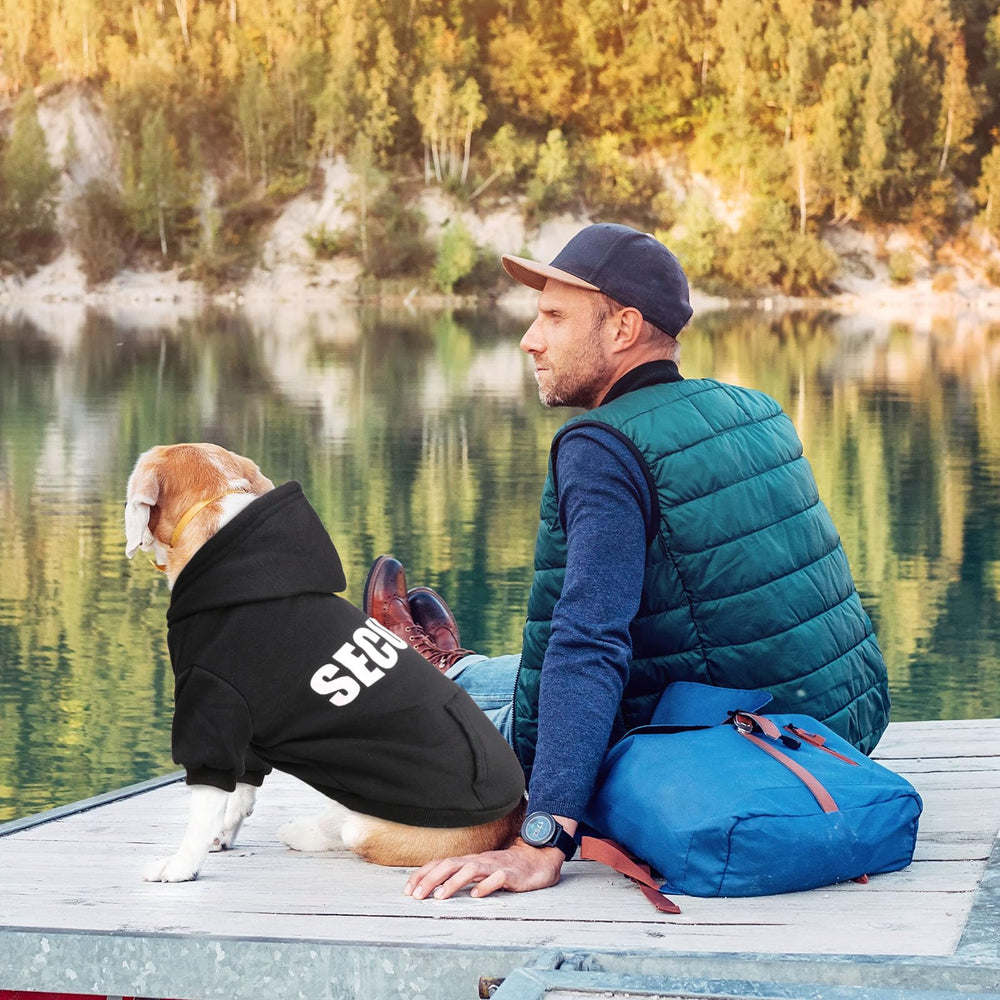 QDYU hoodie chien extérieur, facile à laver et résistant.