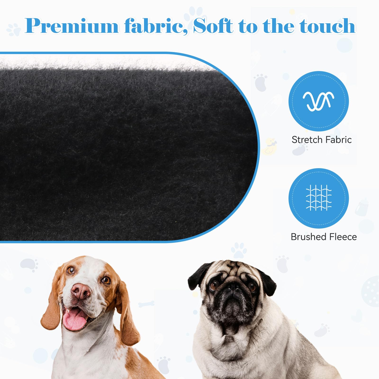 Conçu pour durer, lavage facile en machine, QDYU pull chien durable.