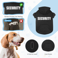 Poche pratique sur le pull, QDYU, pour friandises et jouets lors des jeux dehors.