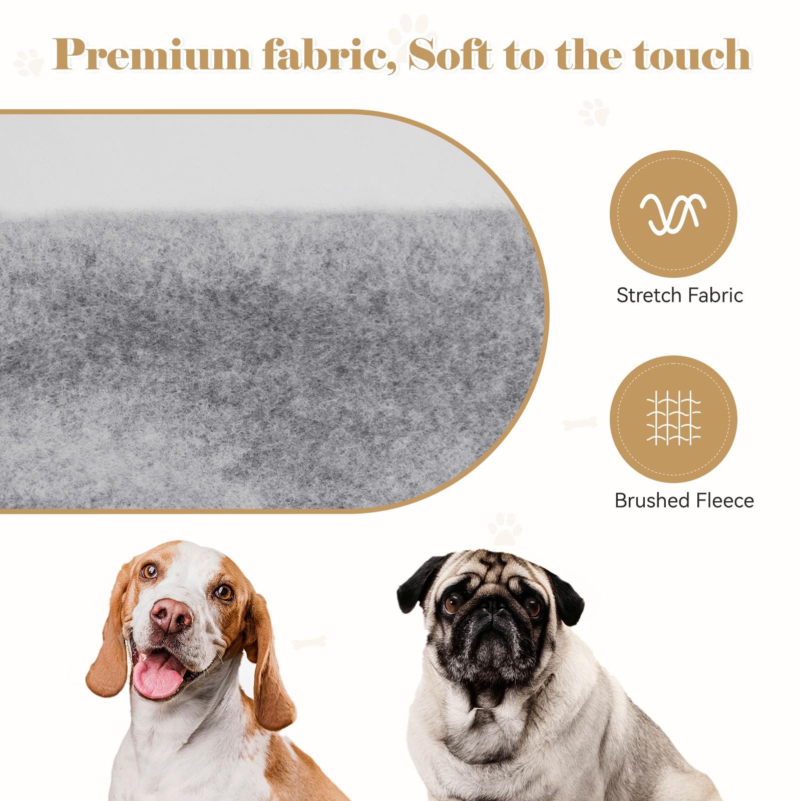 Tissu durable et lavable QDYU, vue zoom pour nettoyage rapide.