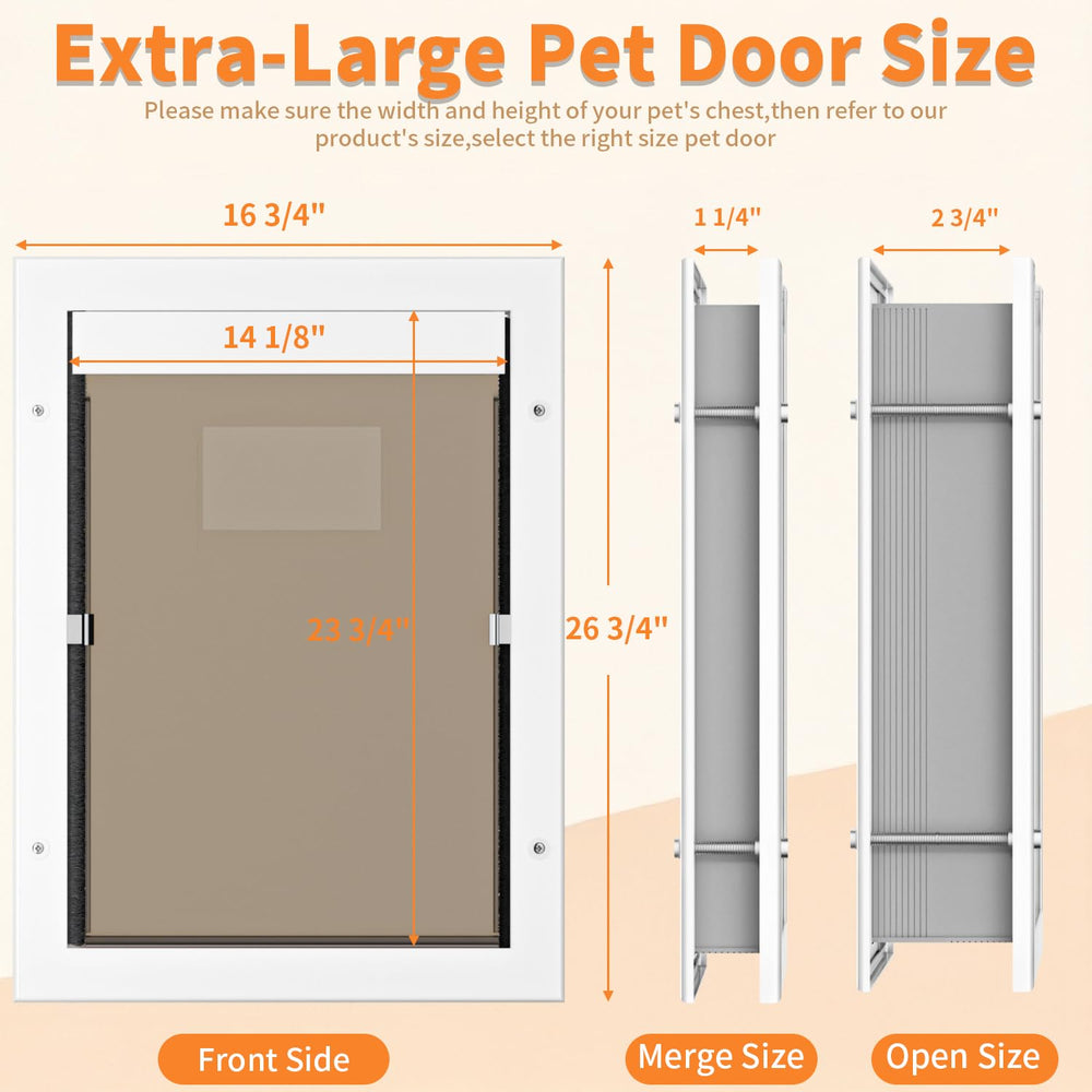 Porte-chien XL Qeelko avec fermeture magnetique pour meilleure isolation.