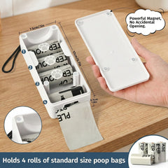 Distributeur compact et durable qeerable en plastique extérieur.