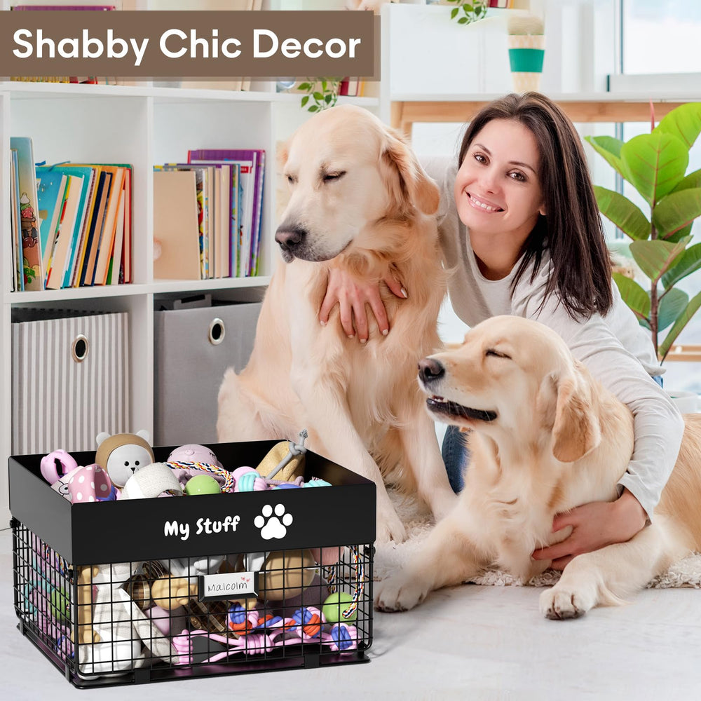 Panier jouets chien nettoyage facile par qeerable – surface facile à essuyer.