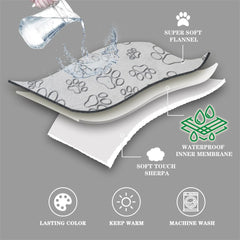 Qeils couverture avec membrane imperméable intérieure pour protéger les surfaces.