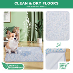Qeils tapis-absorbant-haute-densite-arriere offre une absorption rapide et une protection renforcée.