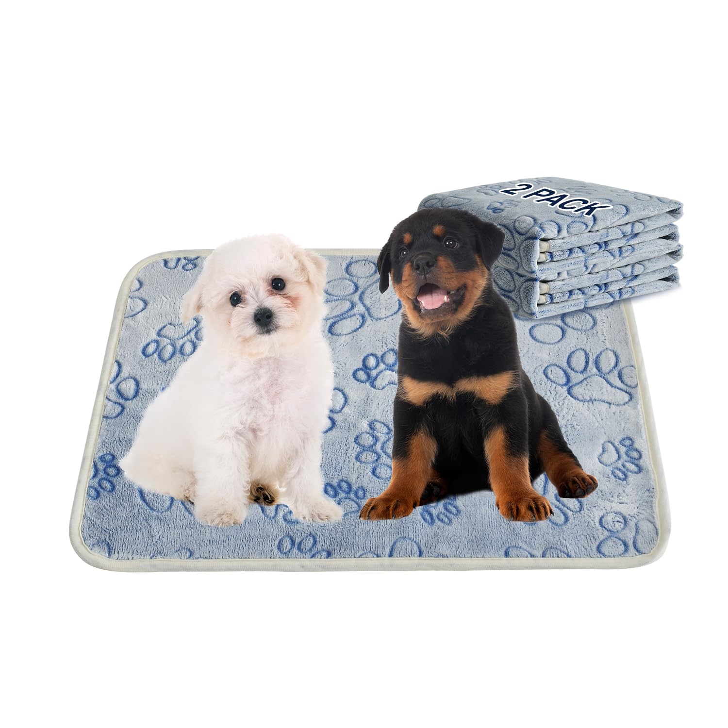 Tapis Qeils pour chiot réutilisable et absorbant prêt à l'entraînement.