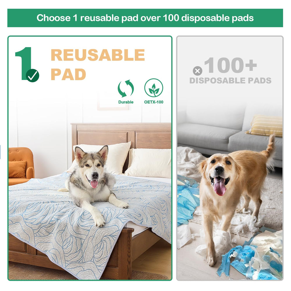 Qeils tapis-lavable-reutilisable: praticité et économie grâce au lavage répété.