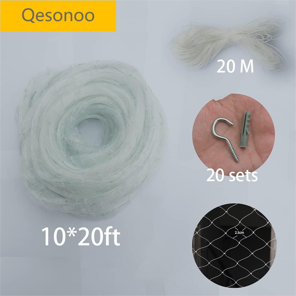 Qesonoo kit de fixation en polyamide pour une installation rapide et durable.