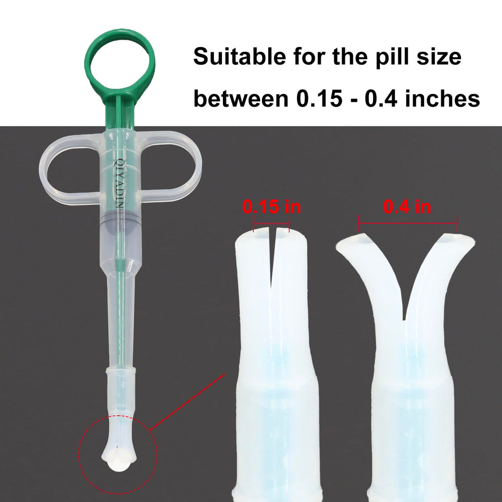 QIYADIN embout souple fissuré pour pincer les pilules avec douceur.