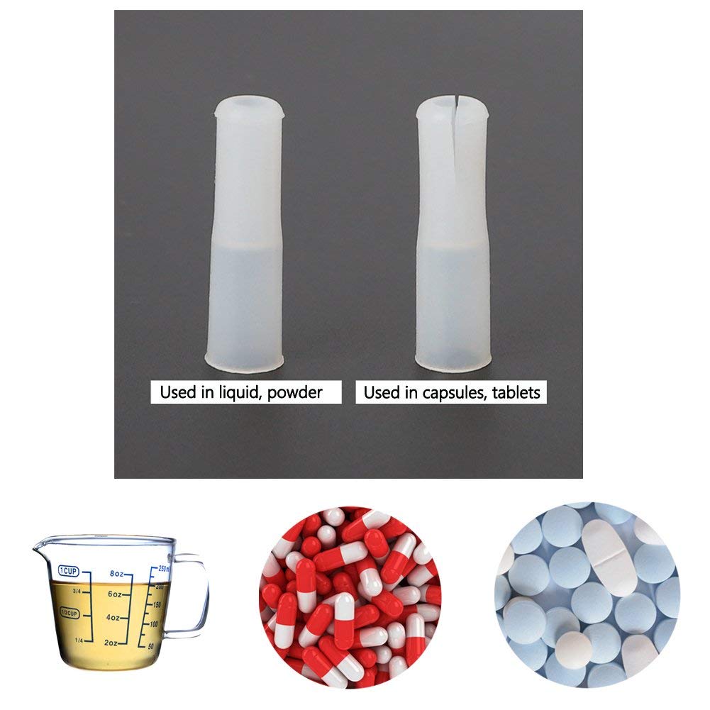 QIYADIN Pistolet: silicone réutilisable et lavable.