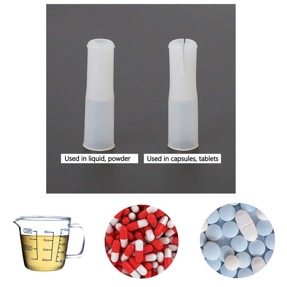 QIYADIN Pistolet: silicone réutilisable et lavable.