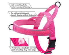 Harnais rose QIFBYFB avec 2 patchs personnalisables, personnalisation possible.